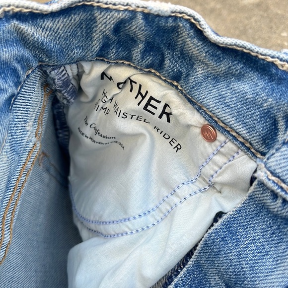 NWT MOTHER High Waisted Rider Skimp Jeans in The Confession - Picture 7 of 15